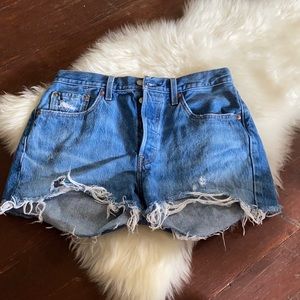 Levi’s refinished shorts from urban outfitters
